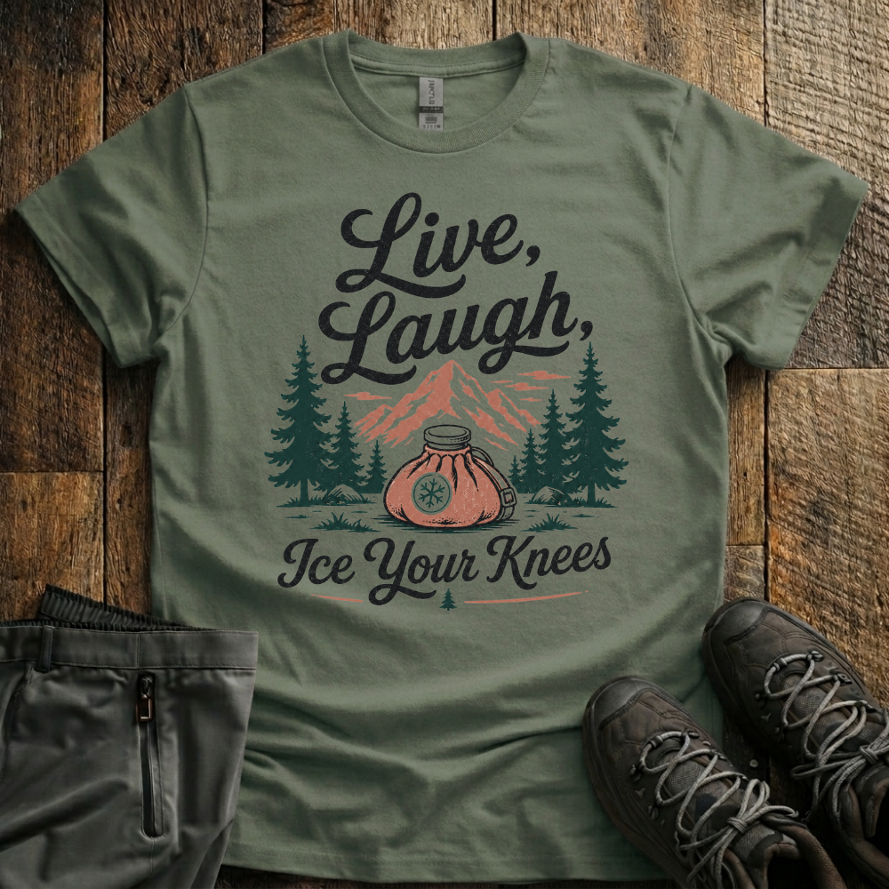 Live Laugh Ice Your Knees T-Shirt