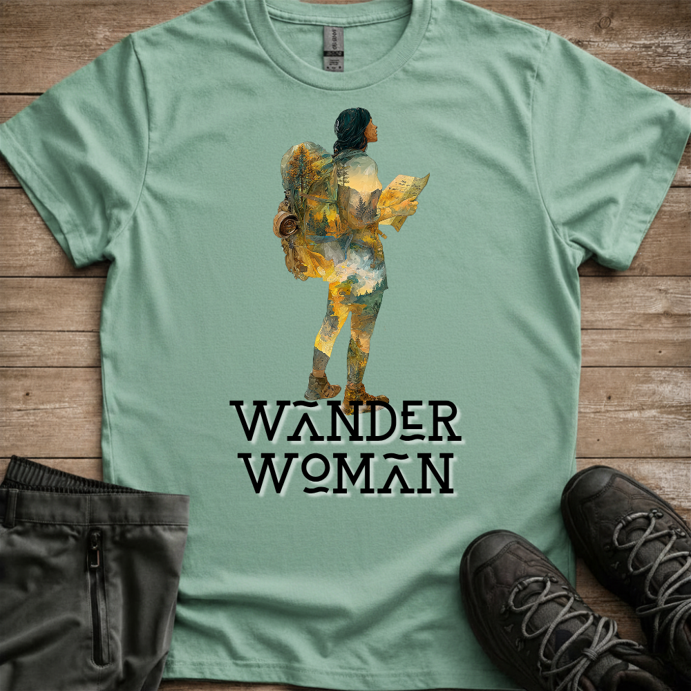 Wander Woman — Women’s Hiking Adventure Tee