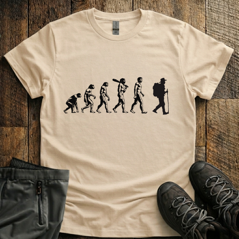 Evolution Of Hiker T-Shirt
