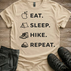 Eat Sleep Hike Repeat Tee