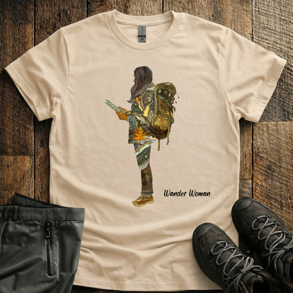 Wander Woman: Map of the Wild T-Shirt