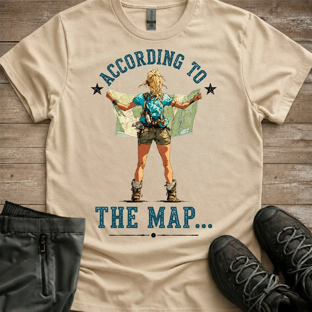 According To The Map Tee
