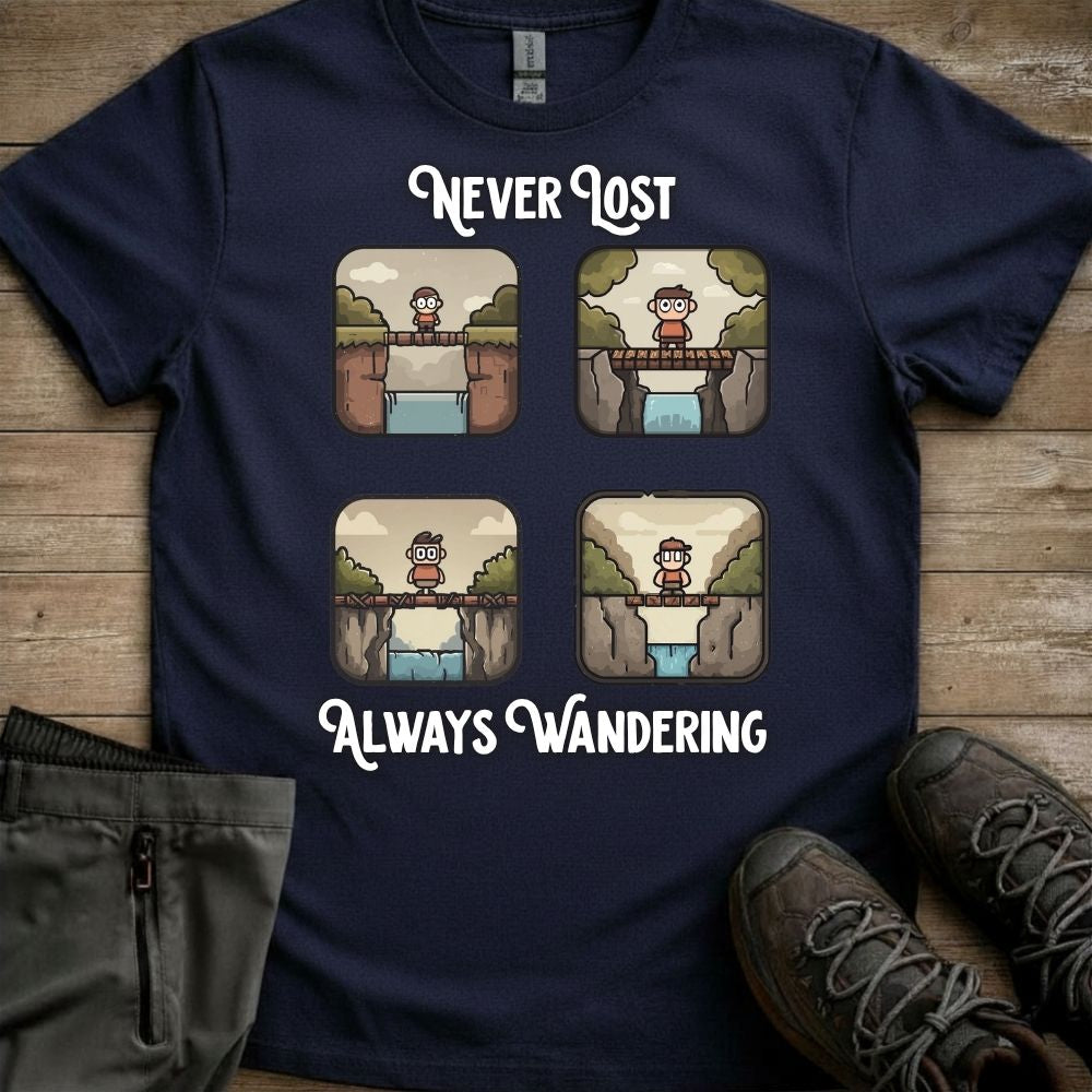 Never lost 4 panel Tee