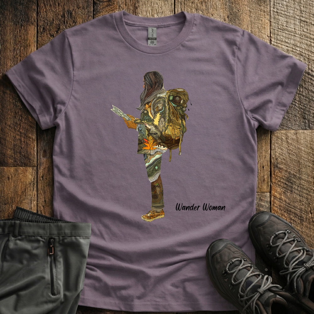 Wander Woman: Map of the Wild T-Shirt