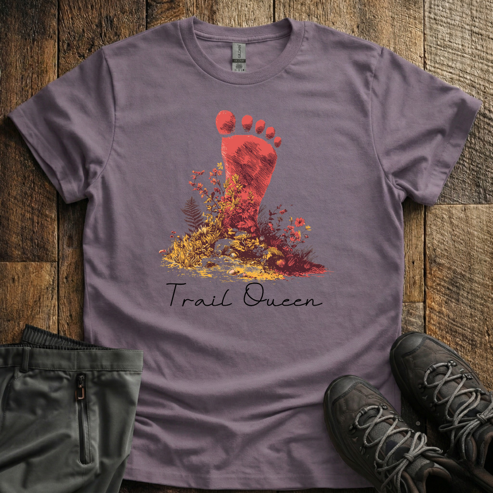 Trail Queen footprint T-Shirt