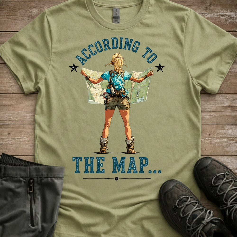 According To The Map Tee