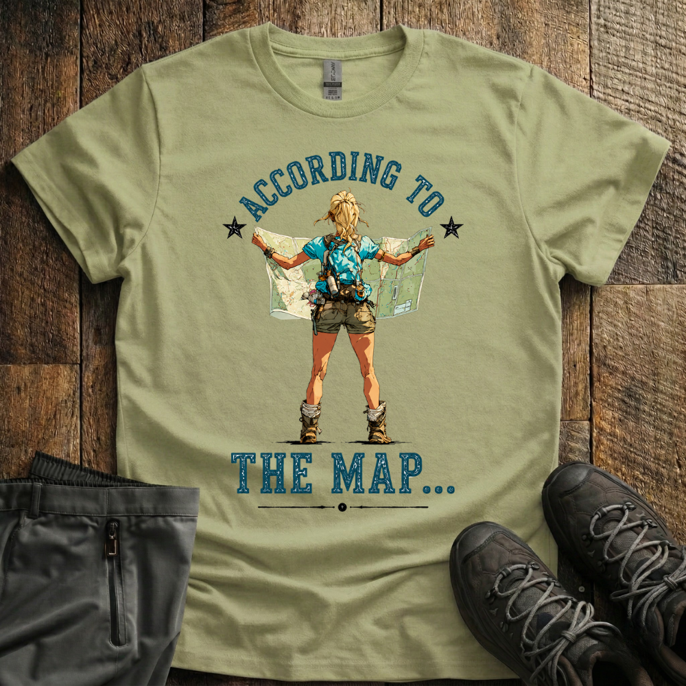 According To The Map T-Shirt