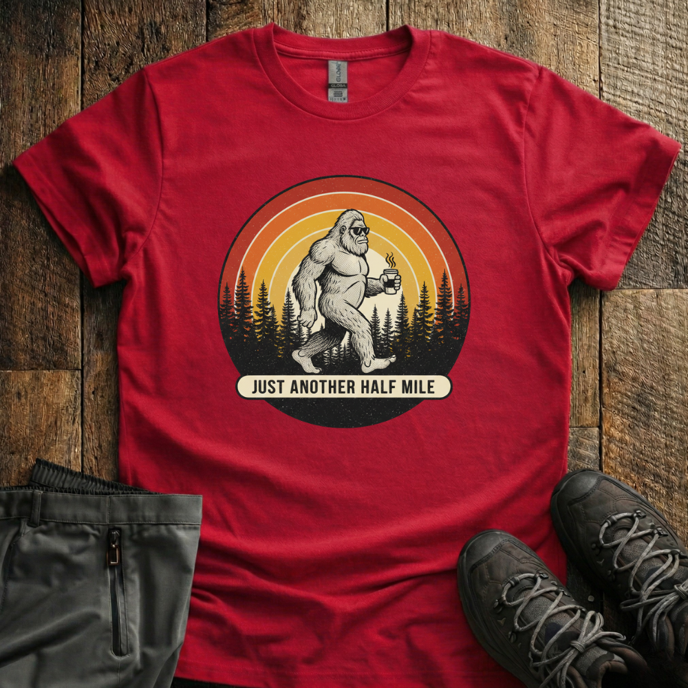 Retro Half Mile Yeti T-Shirt