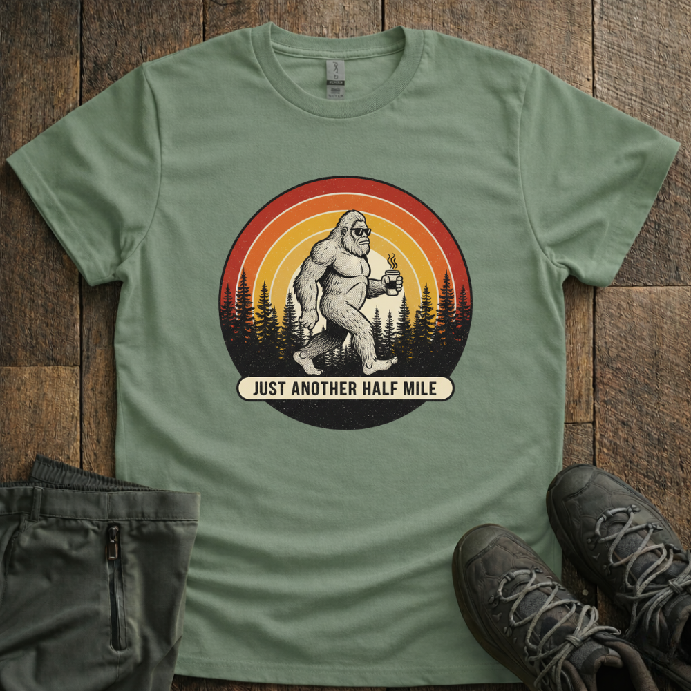 Retro Half Mile Yeti T-Shirt
