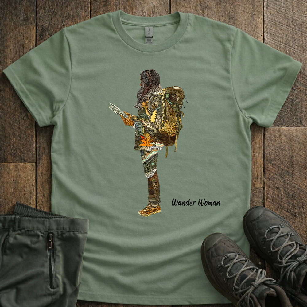 Wander Woman: Map of the Wild T-Shirt