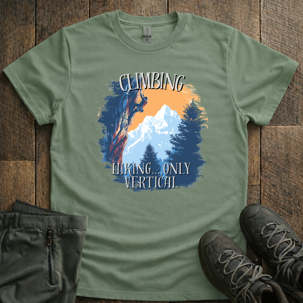 Hiking, Only Vertical T-Shirt