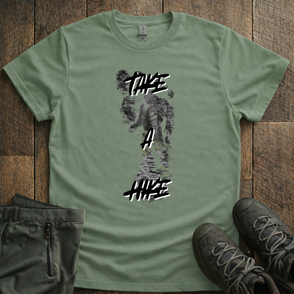 Take A Hike Yeti Print V.2 T-Shirt