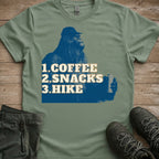Coffee Snacks Hike T-Shirt