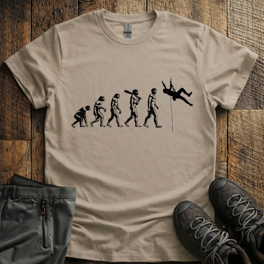 Evolution Of Climber T-Shirt