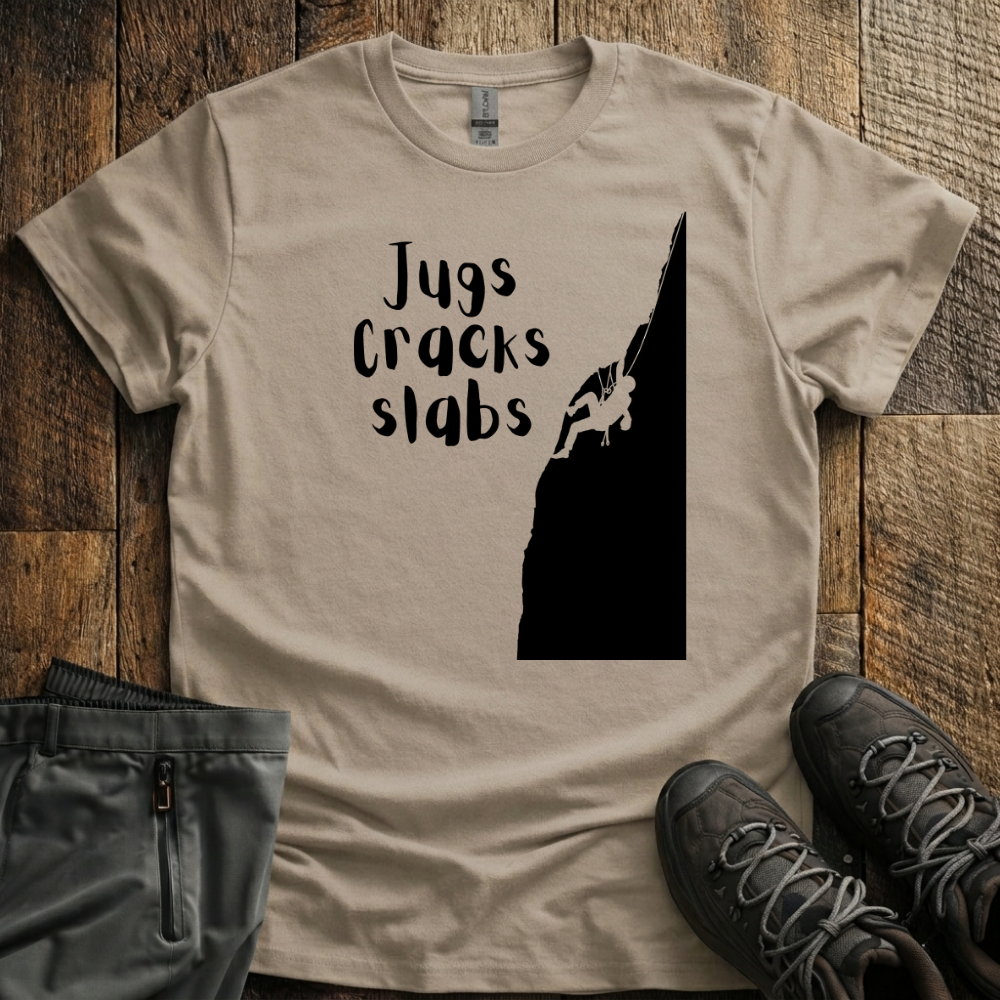 Jugs, Cracks, Slabs T-Shirt