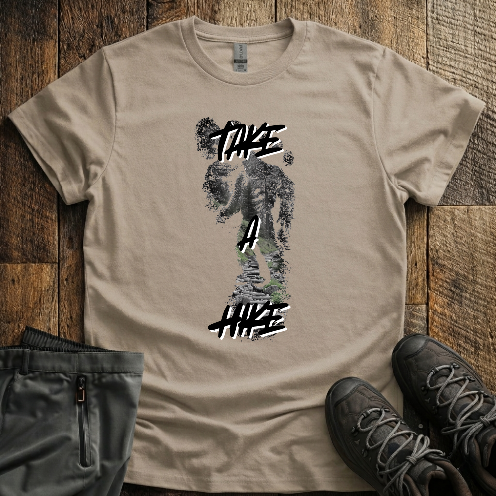 Take A Hike Yeti Print V.2 T-Shirt