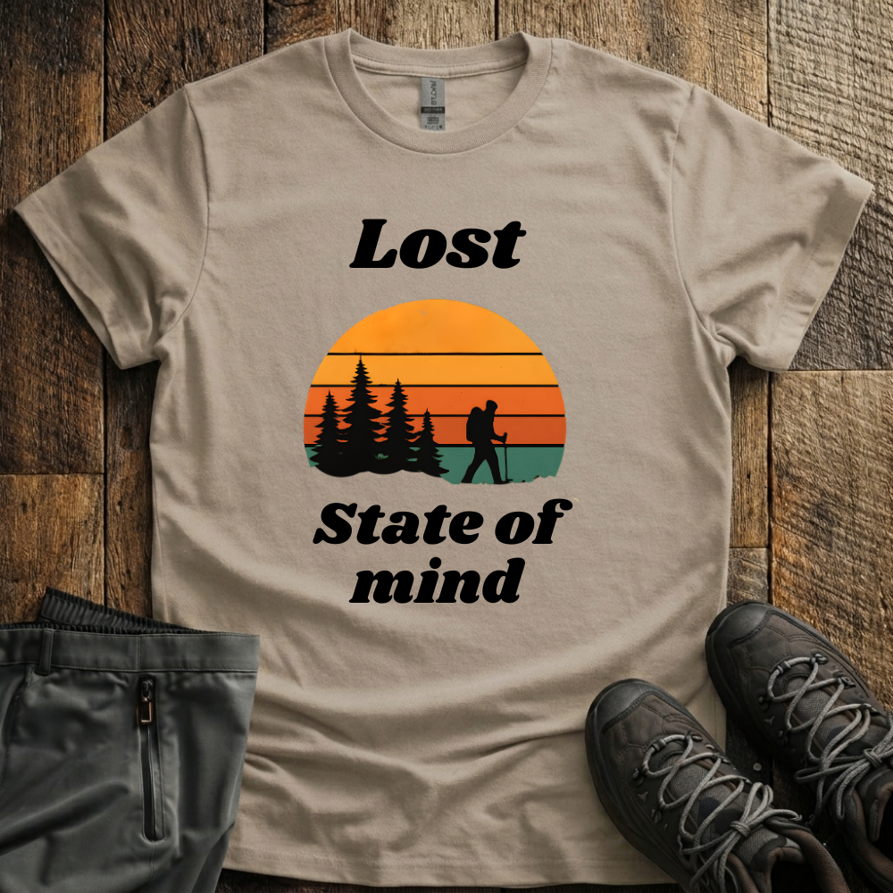 Lost Is A State Of Mind Retro T-Shirt