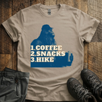 Coffee Snacks Hike T-Shirt