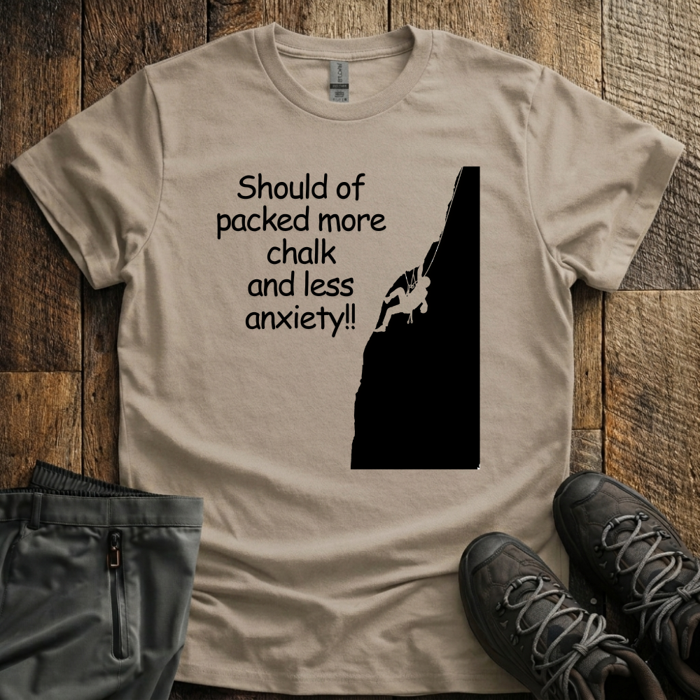 More Chalk Less Anxiety T-Shirt