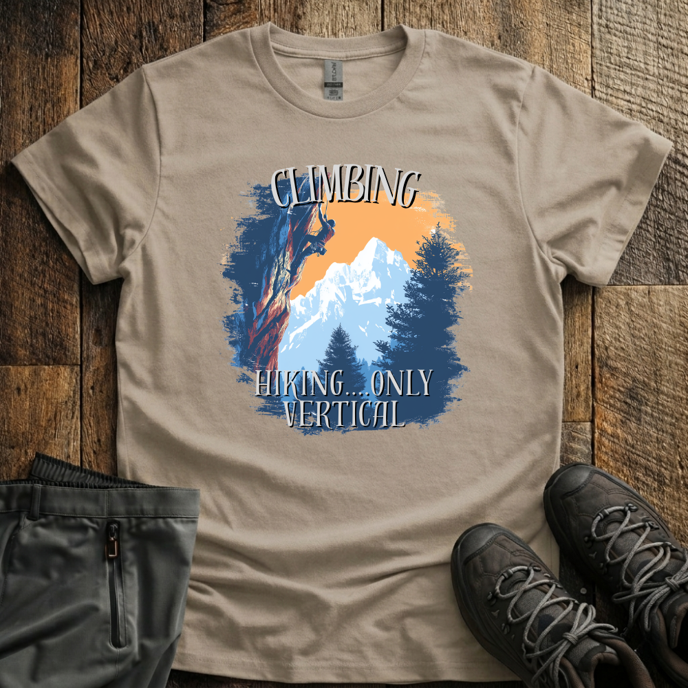 Hiking, Only Vertical T-Shirt