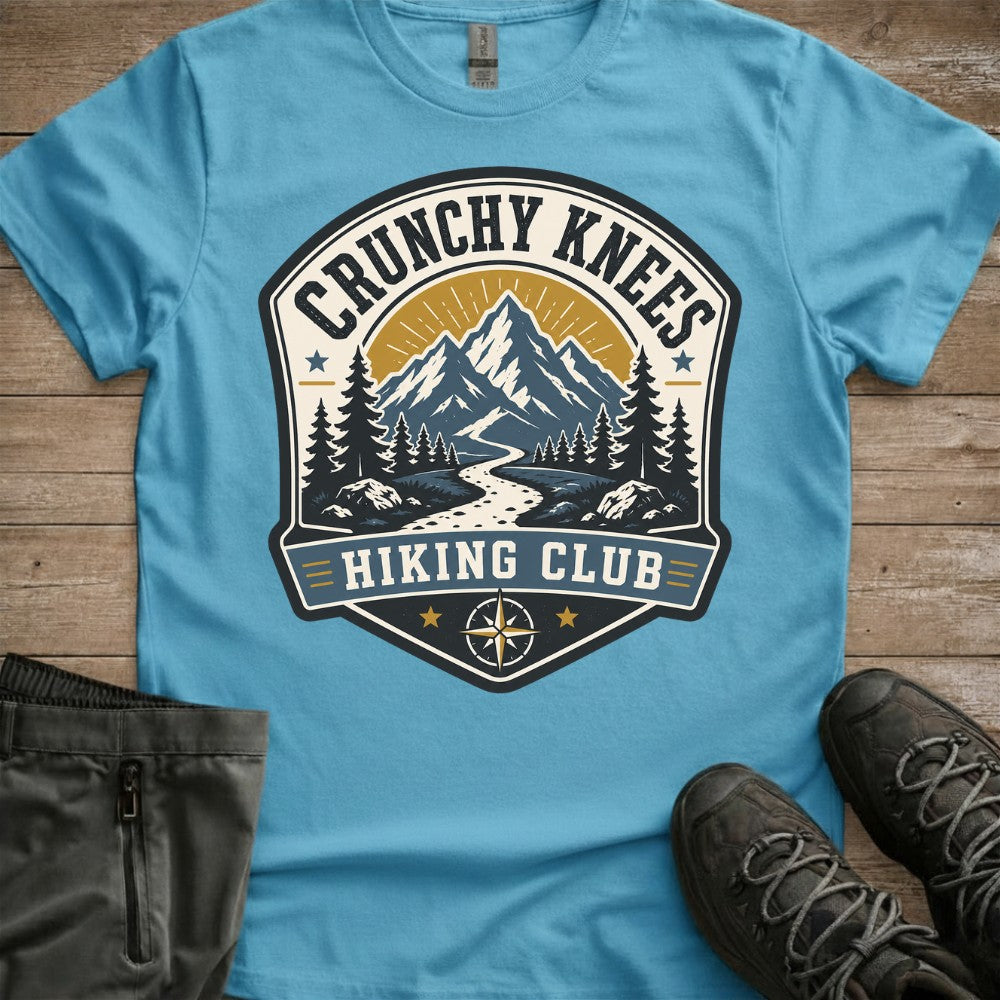 Crunchy Knees Hiking Club Tee