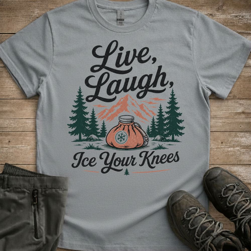Live Laugh Ice Your Knees Tee