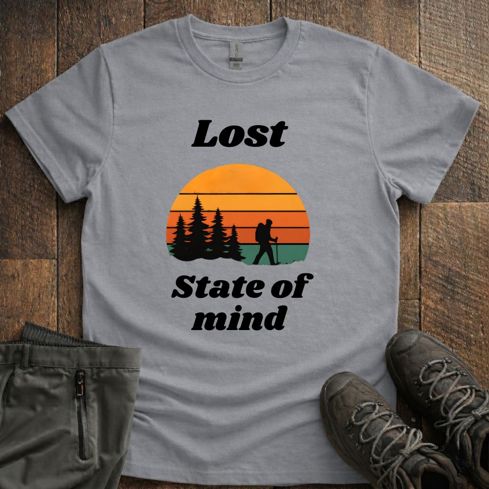 Lost Is A State Of Mind Retro T-Shirt