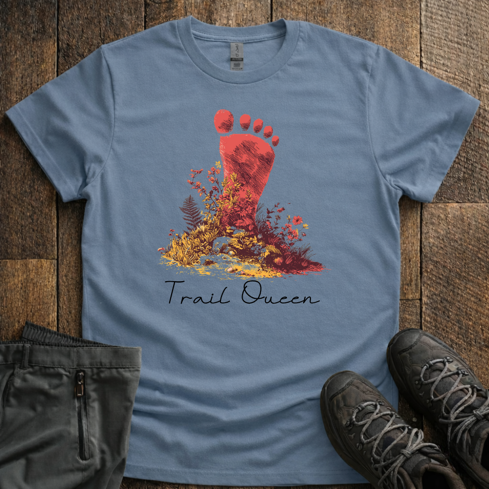 Trail Queen footprint T-Shirt