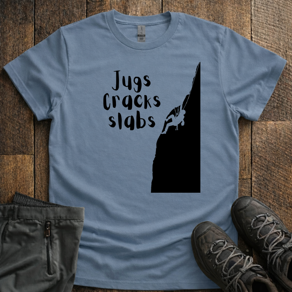 Jugs, Cracks, Slabs T-Shirt