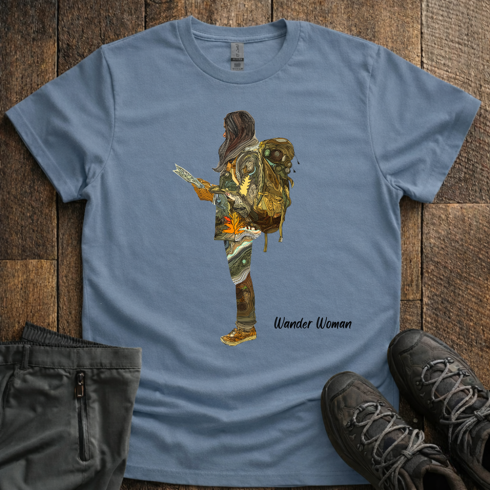 Wander Woman: Map of the Wild T-Shirt