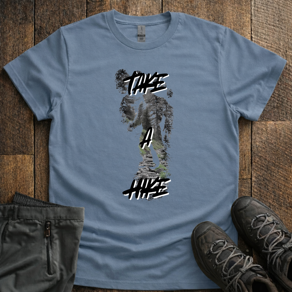 Take A Hike Yeti Print V.2 T-Shirt