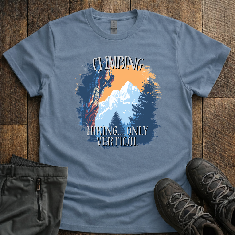 Hiking, Only Vertical T-Shirt