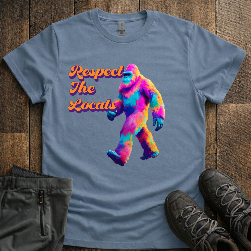 Respect The Locals - Retro T-Shirt
