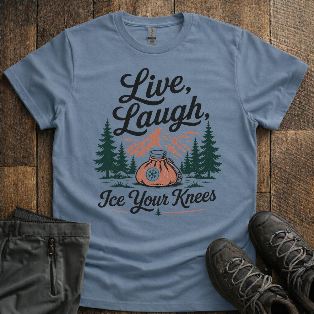 Live Laugh Ice Your Knees T-Shirt