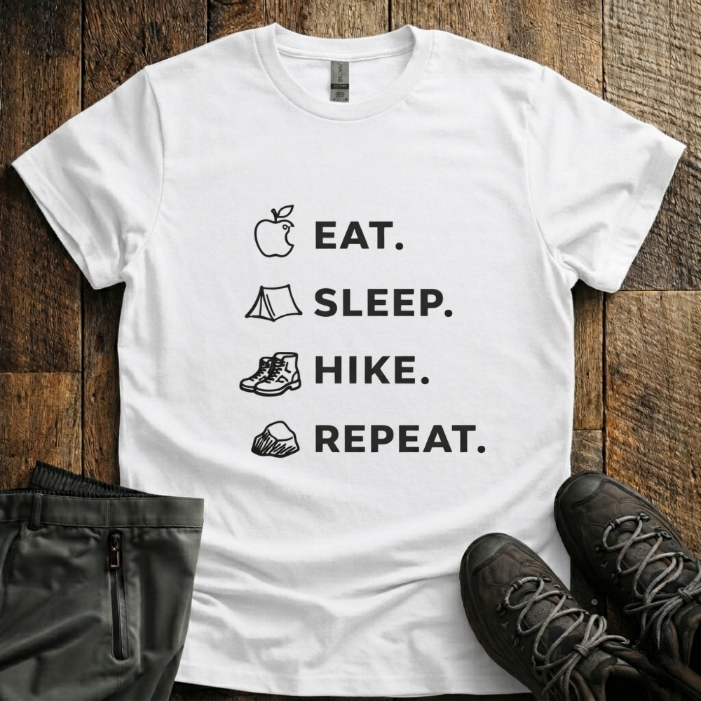 Eat Sleep Hike Repeat -Shirt