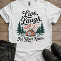 Live Laugh Ice Your Knees Tee