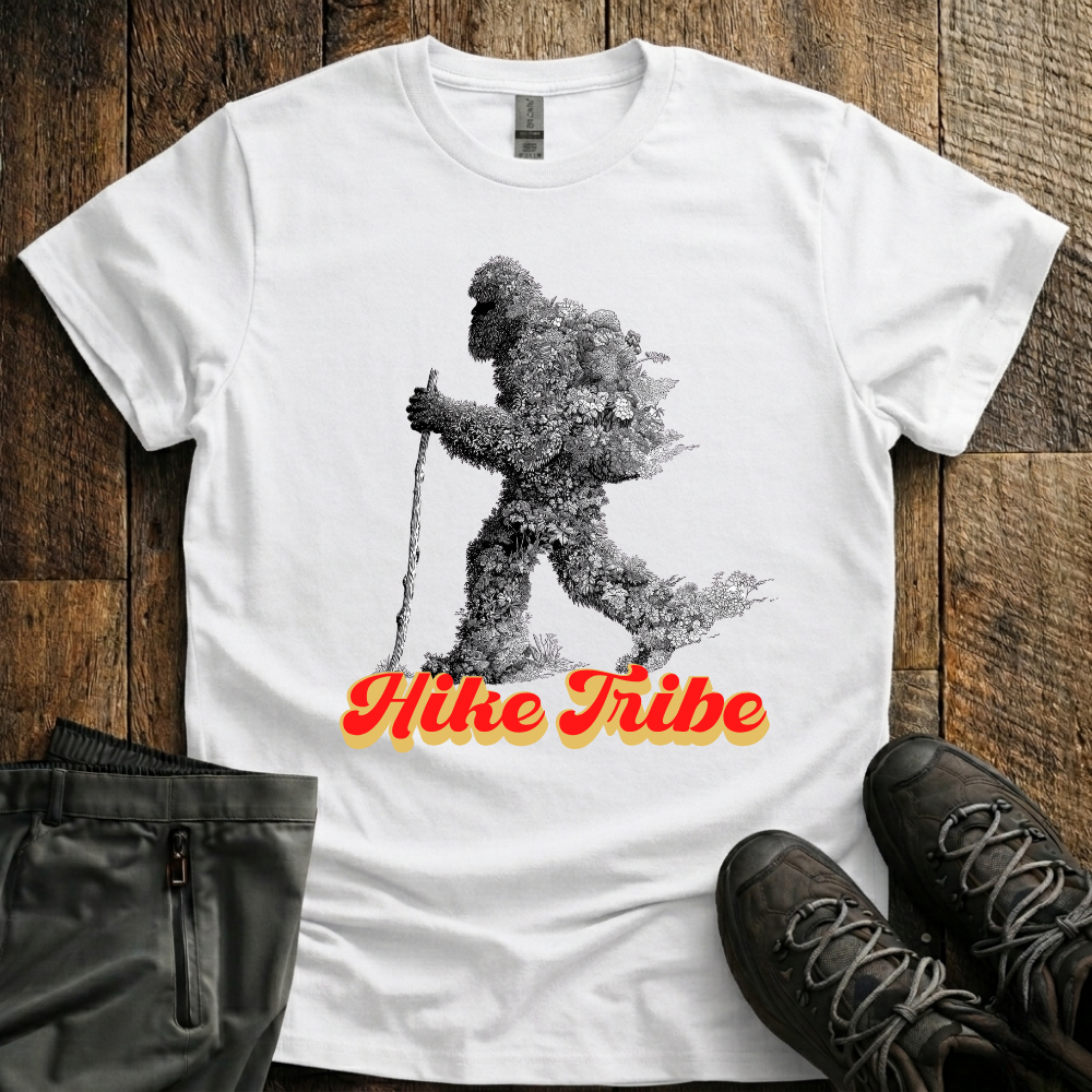 Retro Hike Tribe Yeti T-Shirt