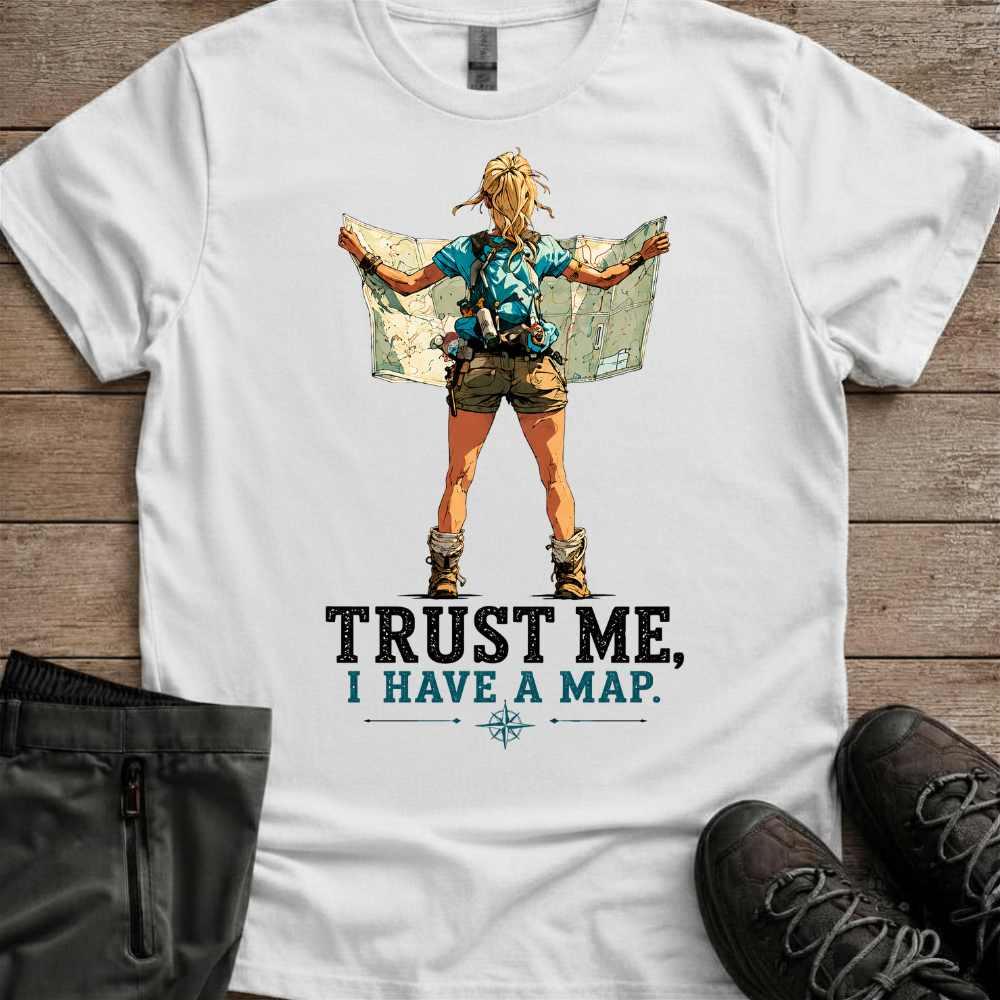 Trust Me, I Have A Map — Women’s Hiking Tee