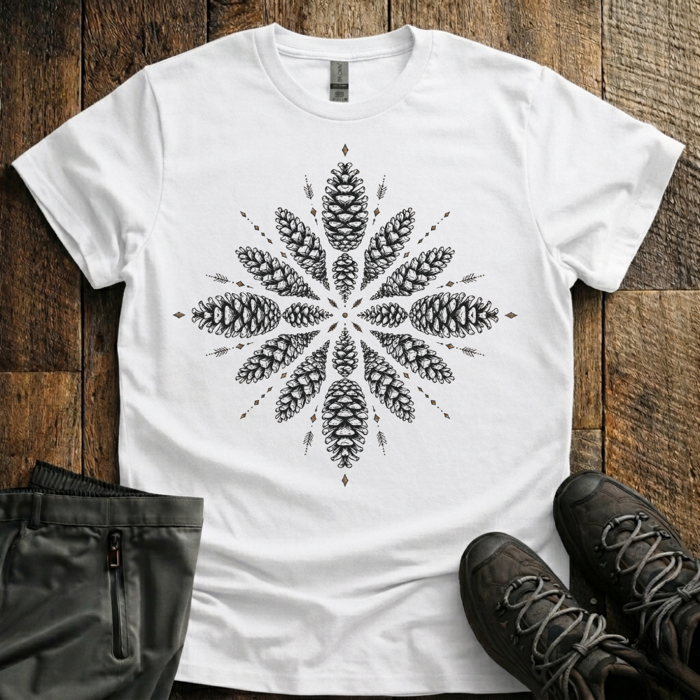Pine Cone Geometry T-Shirt