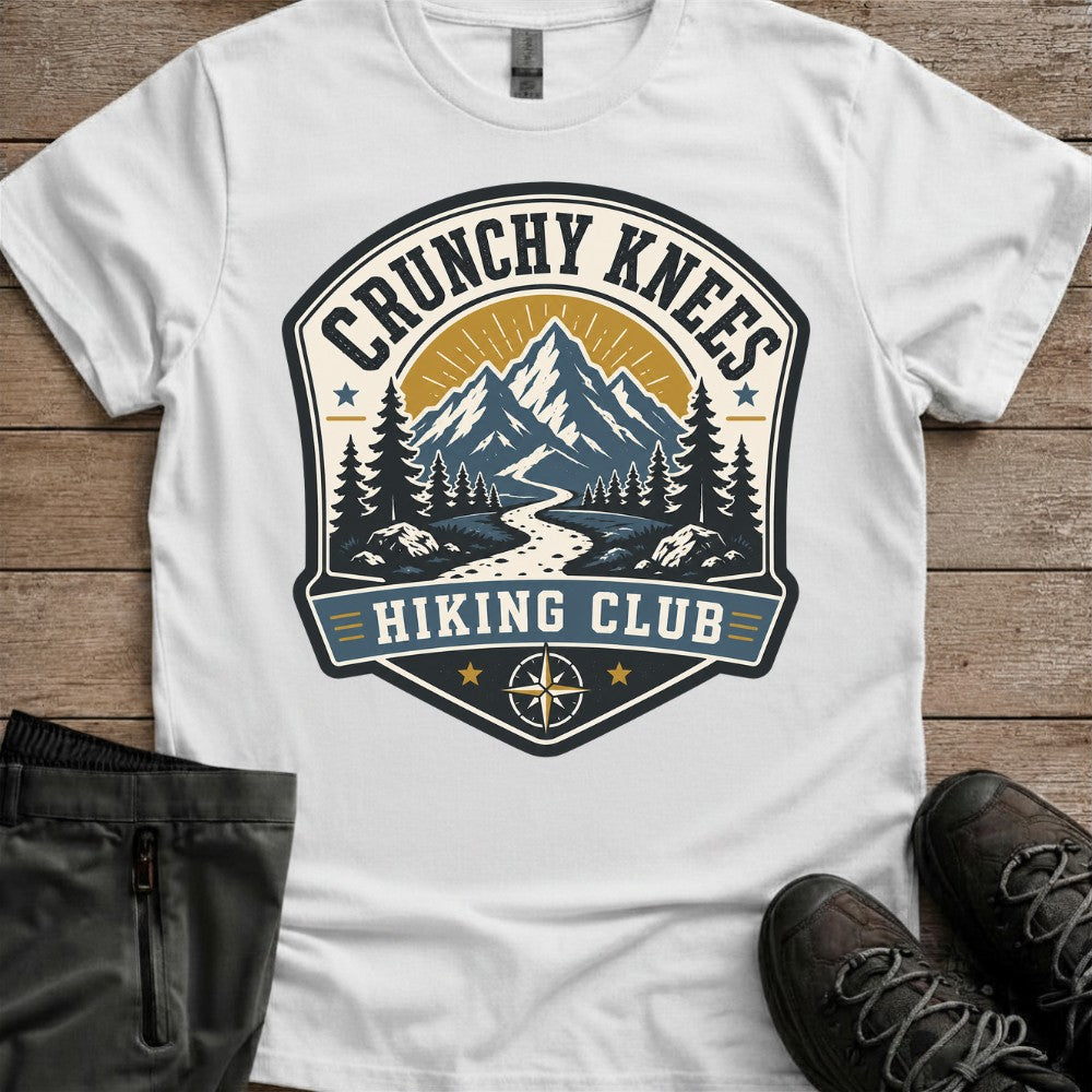 Crunchy Knees Hiking Club Tee