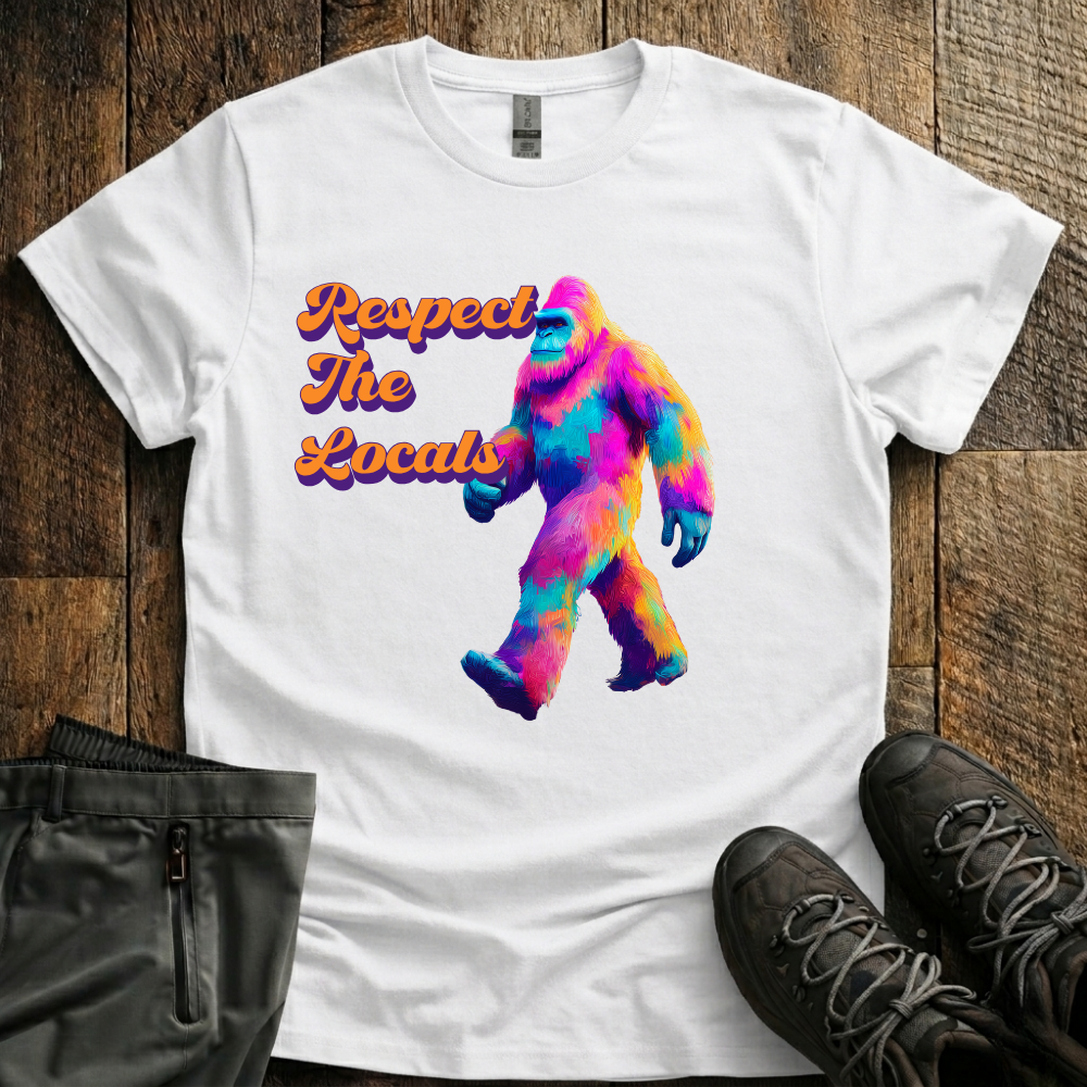 Respect The Locals - Retro T-Shirt