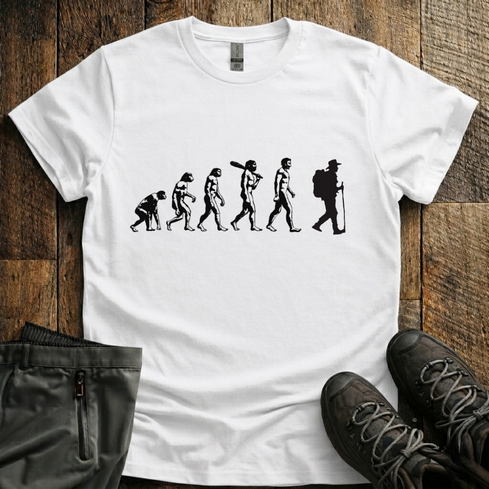Evolution Of Hiker T-Shirt