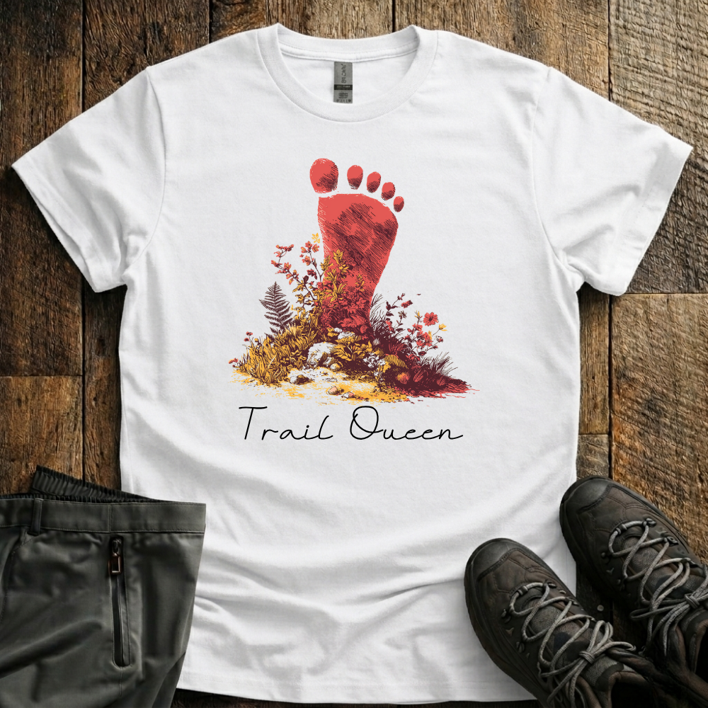 Trail Queen footprint T-Shirt
