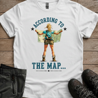 According To The Map — Funny Women’s Hiking Tee